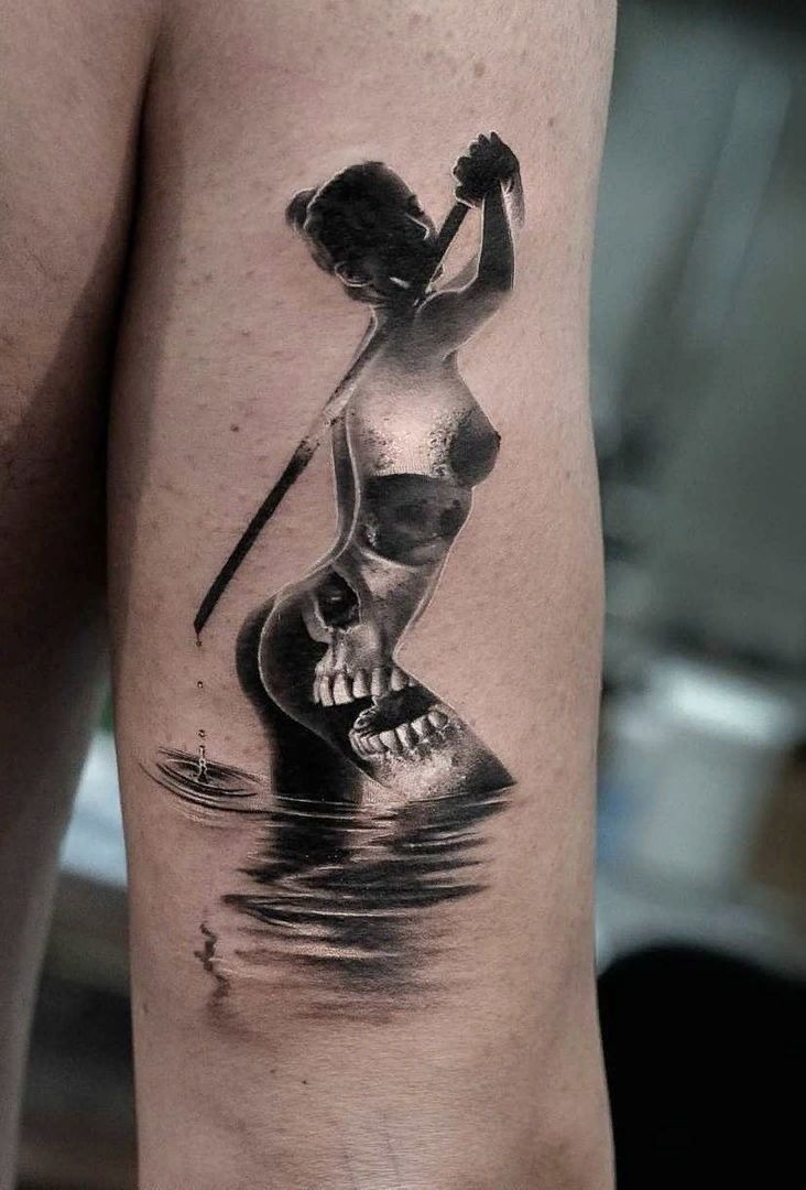 Realistic Wasp Tattoo Tattoo Design