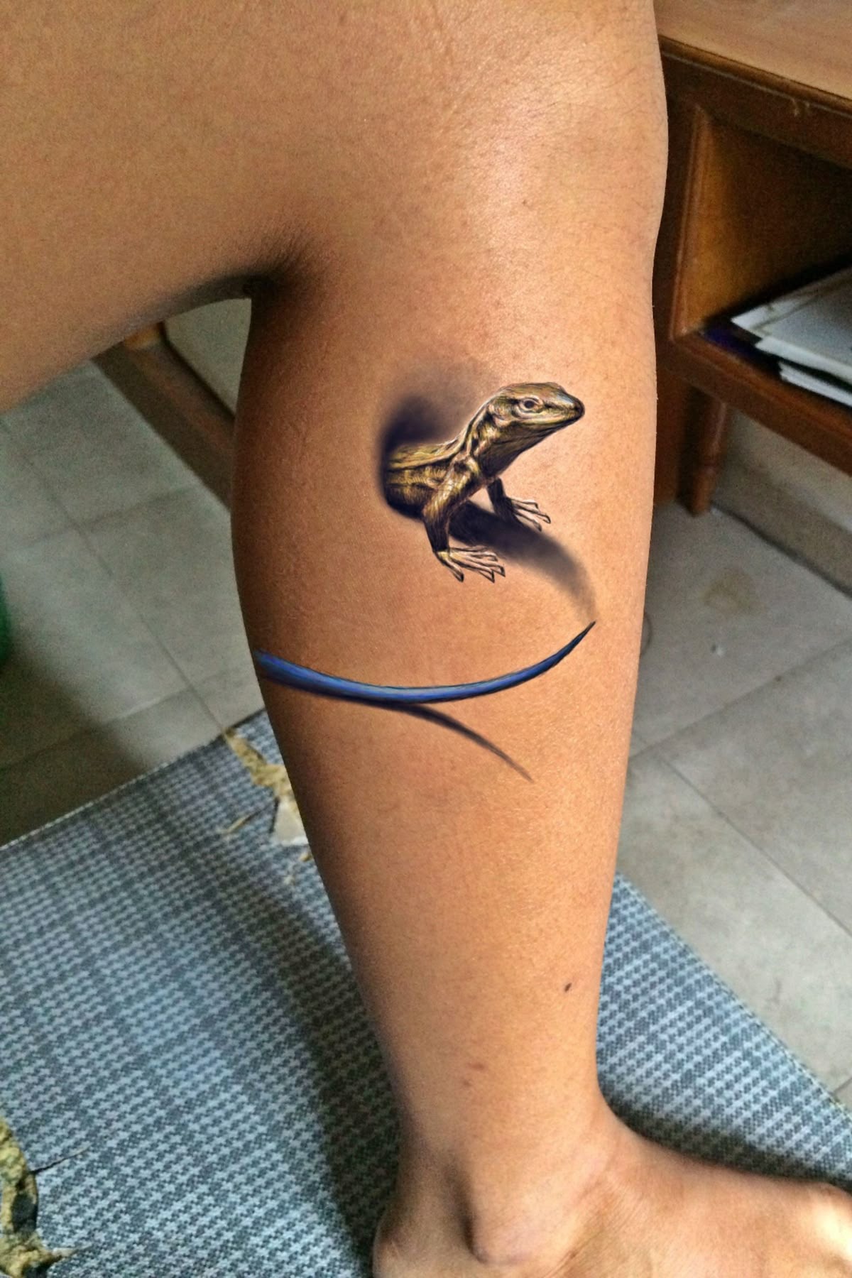 Speedy Lizard Tattoo Tattoo Design