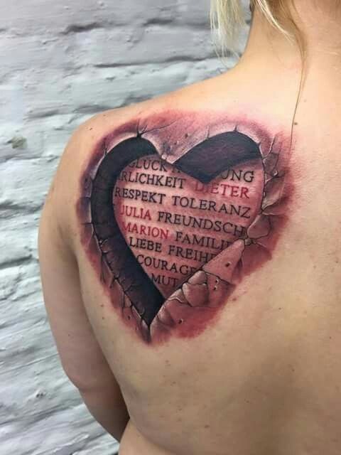 Subtle Fish Hook Illusion Tattoo Design