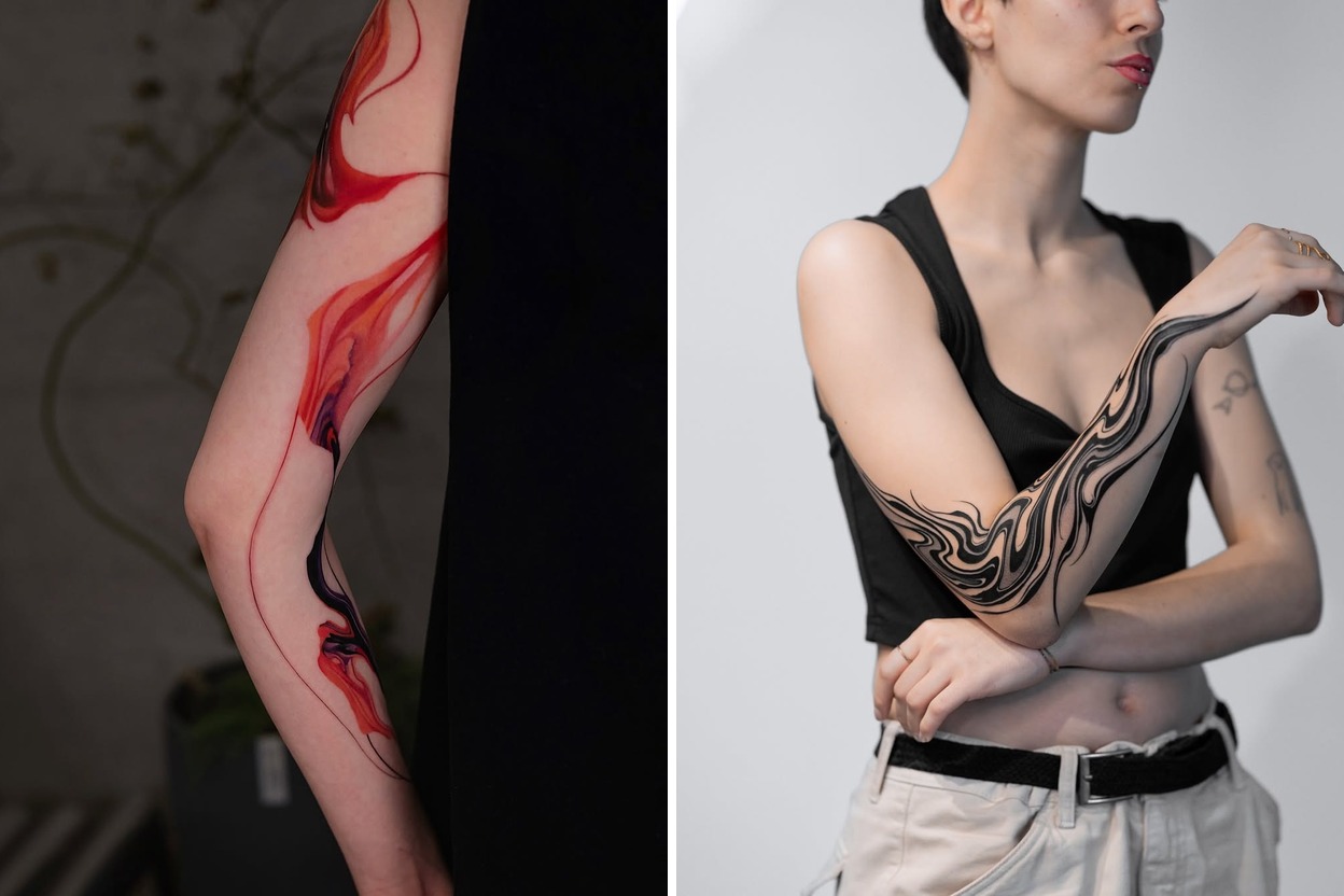 29+ Abstract Tattoo Ideas Full of Meaning and Personal Style Featured Lookbook Collage