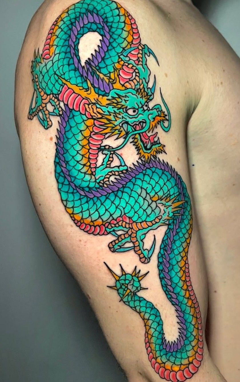 Cat in a Green Sweater Tattoo Design
