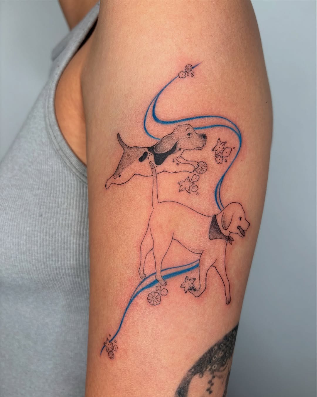 Charming Chihuahua Tattoo with Meaningful Text Tattoo Design