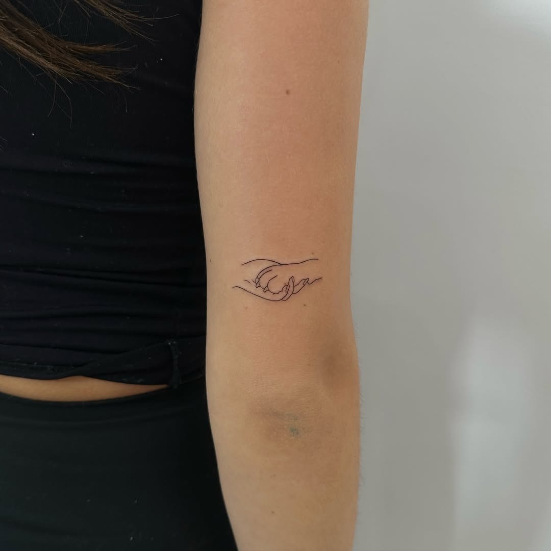 Elegant Minimalism in Dog Tattoo Art Tattoo Design