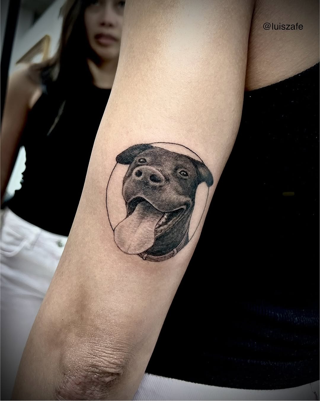 Minimalist Dog Symbolism in Tattoo Art Tattoo Design