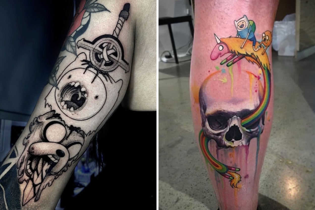 17 Adventure Time Tattoo Ideas 2026 25 Cute Colorful Designs With Finn Jake Bmo Featured Lookbook Collage