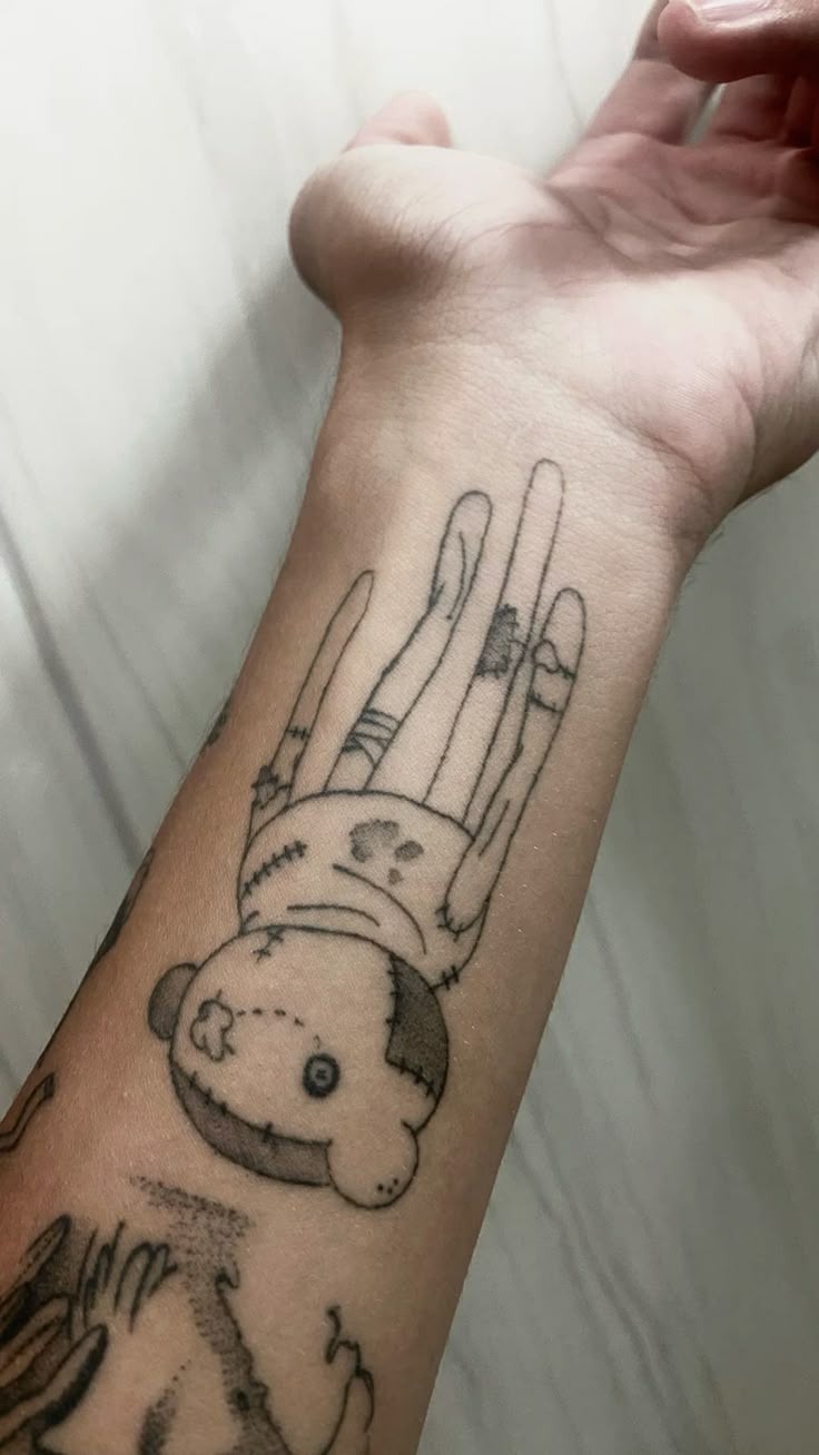 Hambo Plush Linework Tattoo Tattoo Design