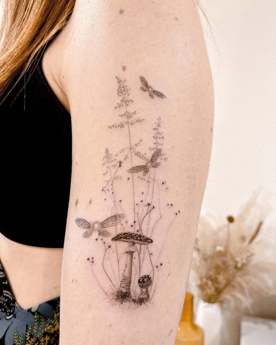 The design centers on whimsical forest scene aesthetic imagery that reads clearly at a glance.