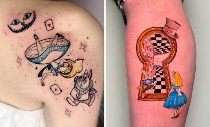 24+ Alice in Wonderland Tattoo Ideas That Feel Fresh Stylish and a Little Wild