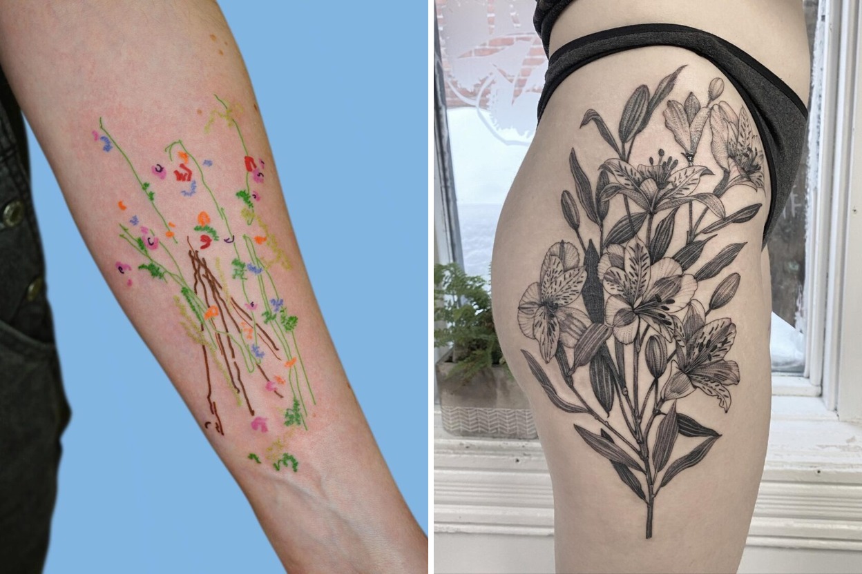 17+ Alstroemeria Tattoo Ideas For Unique Personal Expression Featured Lookbook Collage