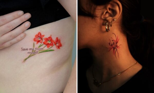 23+ Amaryllis Tattoo Ideas & Inspiration