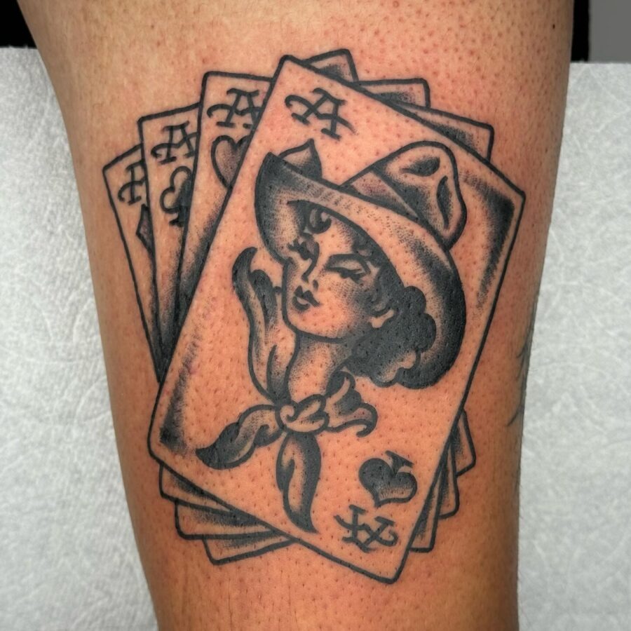 Stylish Play on Americana Tattoo Concepts Tattoo Design