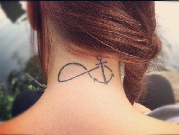 Love Conquers All Forearm Anchor Tattoo Tattoo Design