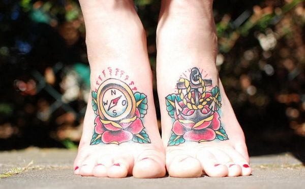 Elegant Tattoo On The Thigh Tattoo Design