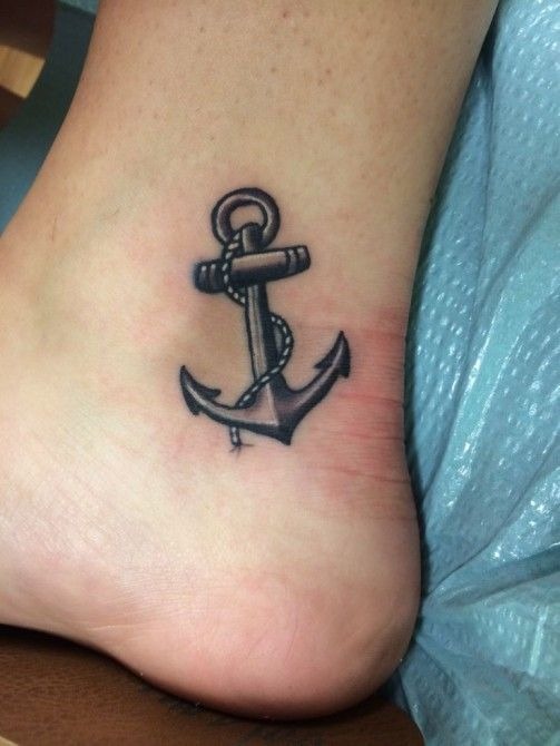 Basic Anchor Tattoo Design