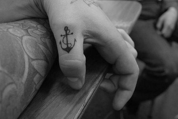 Anchor In The Flesh Tattoo Tattoo Design