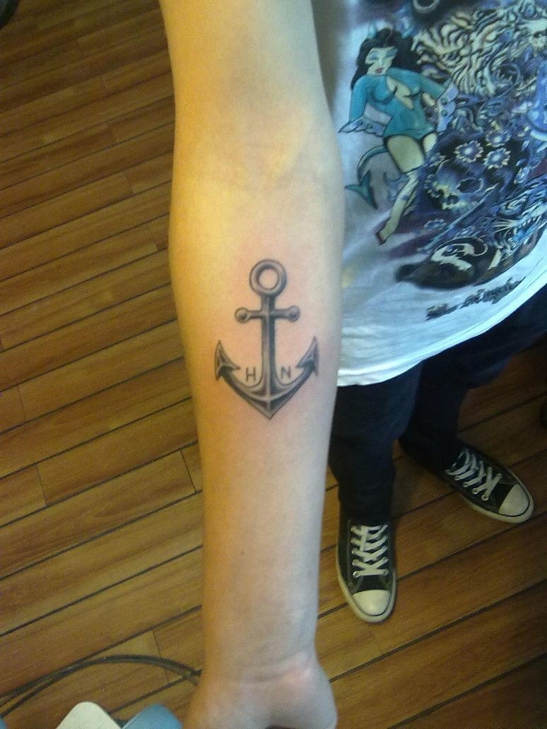 Watch and Anchor Sleeve Tattoo Tattoo Design