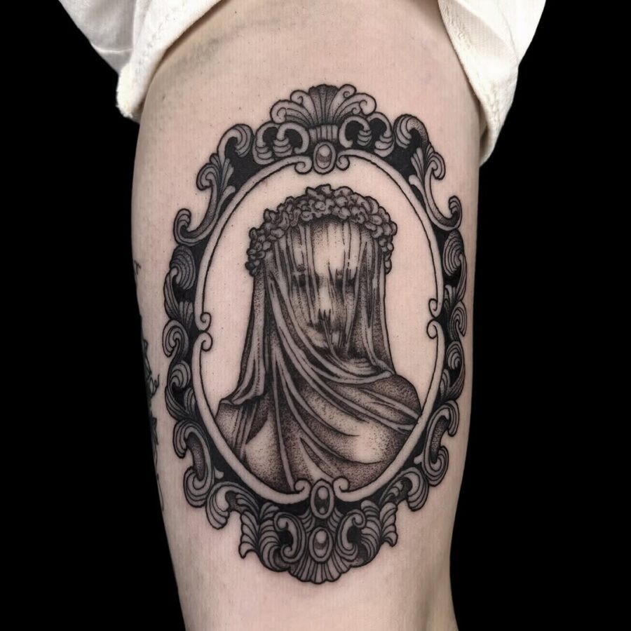 Elegant tattoo reminiscent of classical sculpture influences Tattoo Design