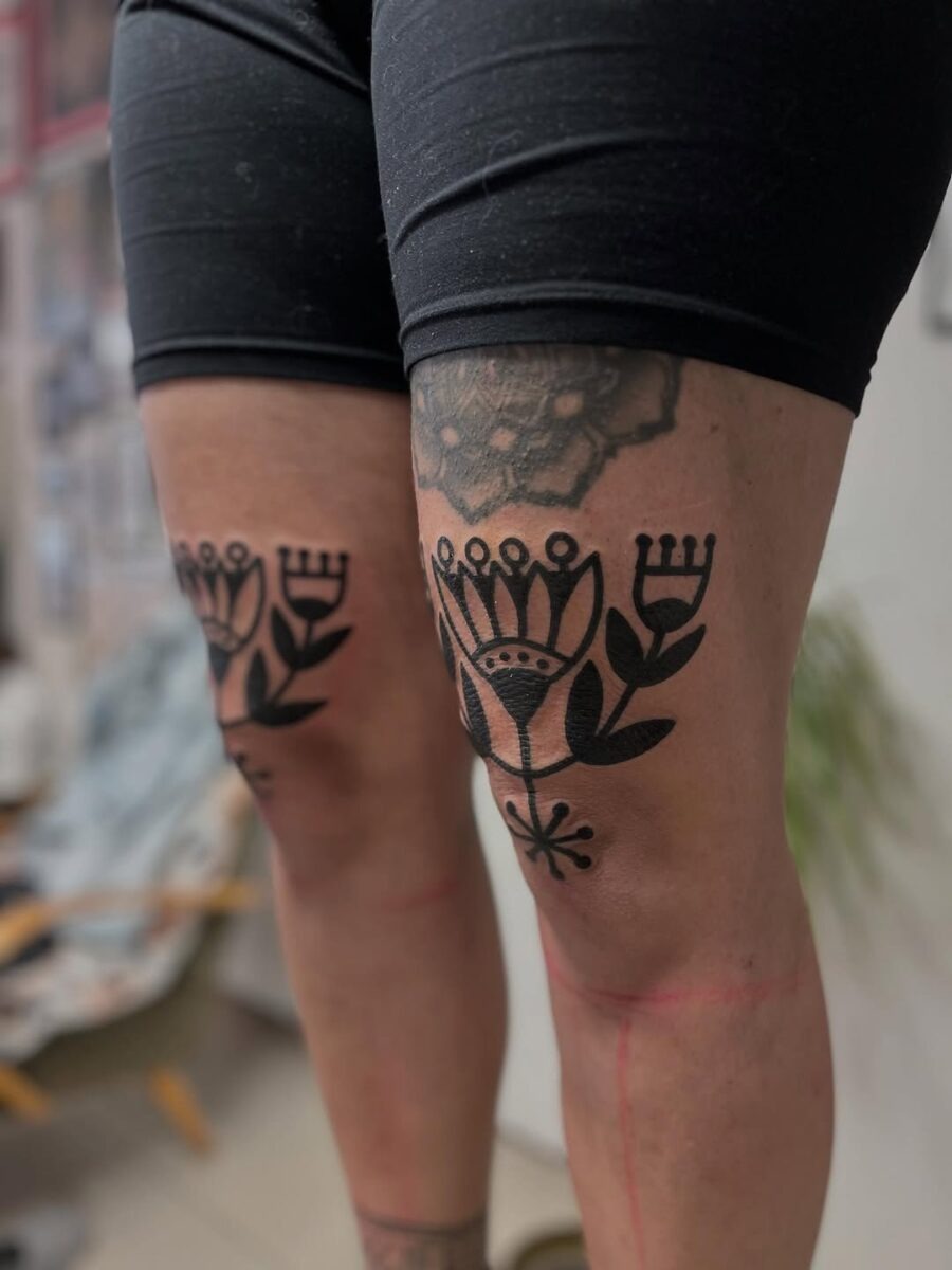 Intricate depiction of a revered figure in ink Tattoo Design