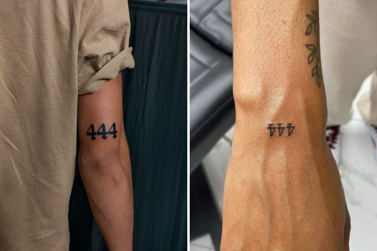 22+ Angel Number 444 Tattoo Ideas Full of Meaning and Personal Style Featured Lookbook Collage