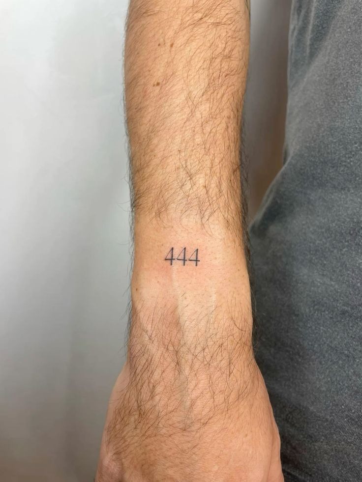 Classic and to the point, this wrist tattoo gives minimalist vibes with delicate spacing and a clean font.
