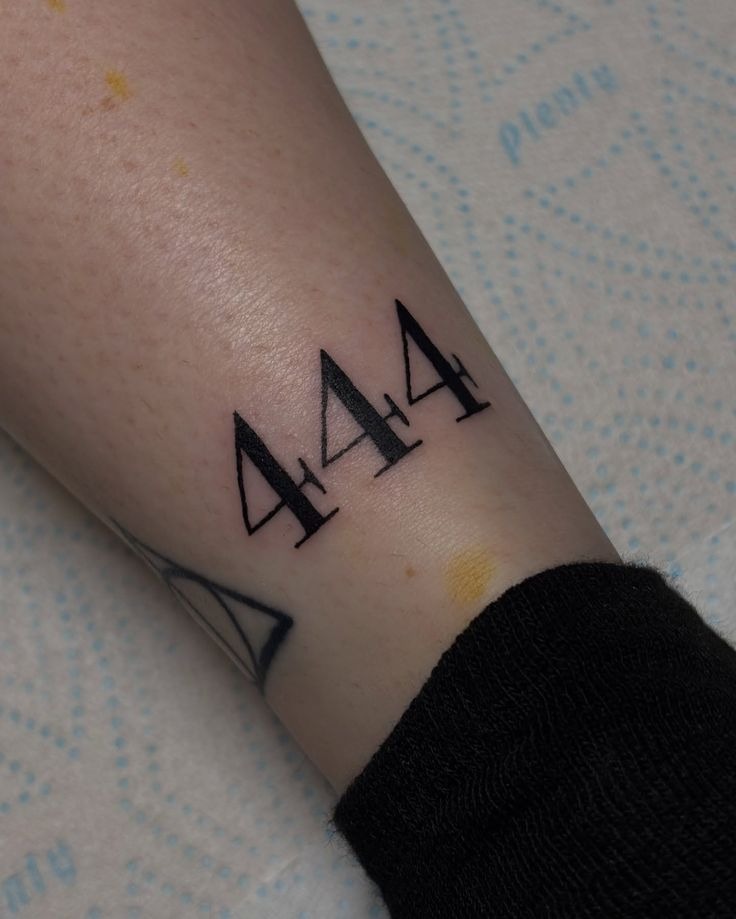 This tattoo makes a strong case for serif font designs.