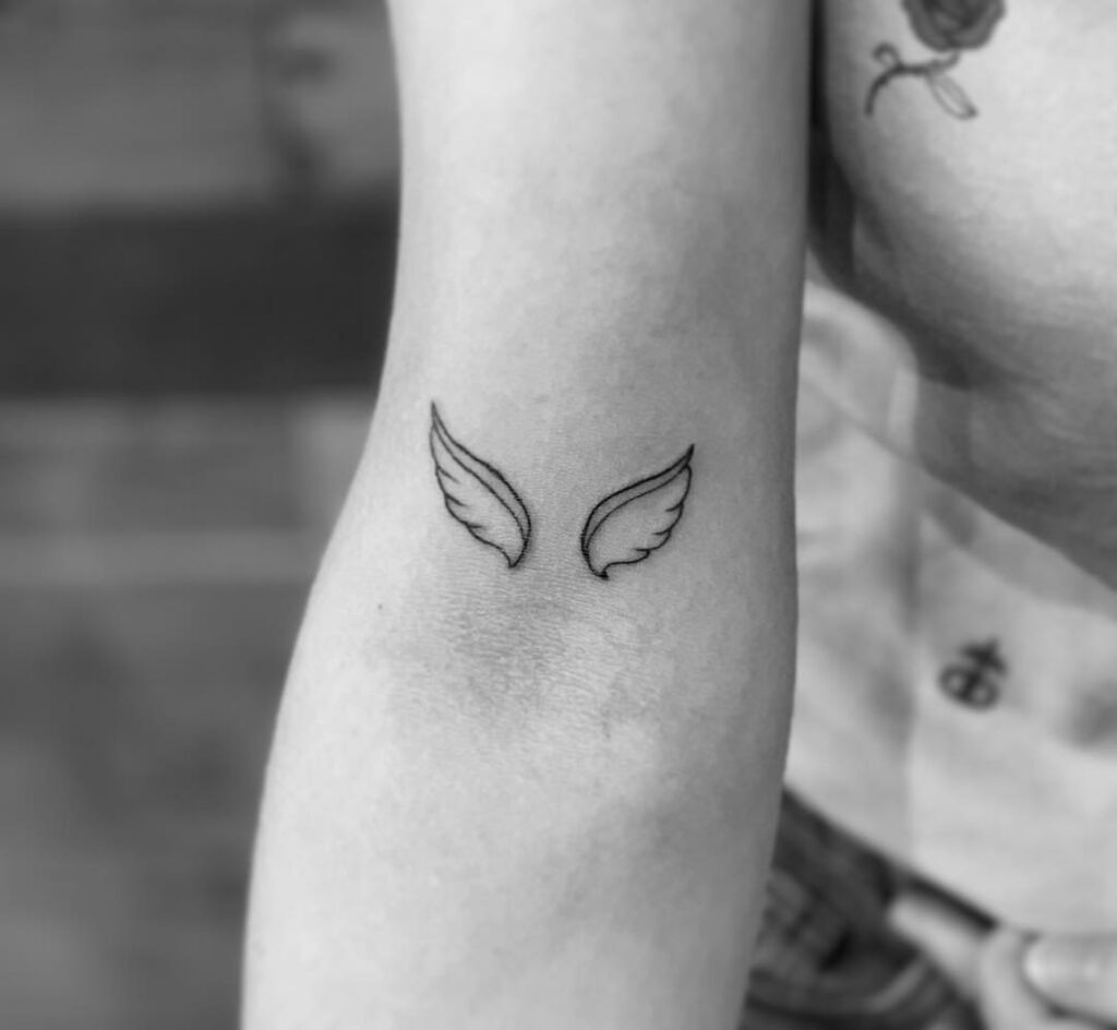 Simple Angel Wings Tattoos Tattoo Design