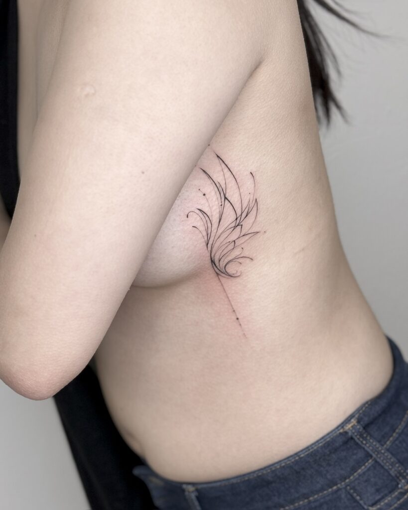 Soft Feathered Angel Wing Tattoo Tattoo Design