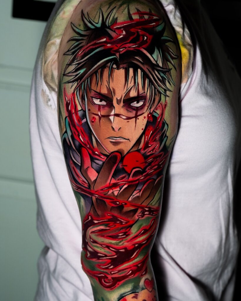 Choso's Blood Manipulation Tattoo Tattoo Design