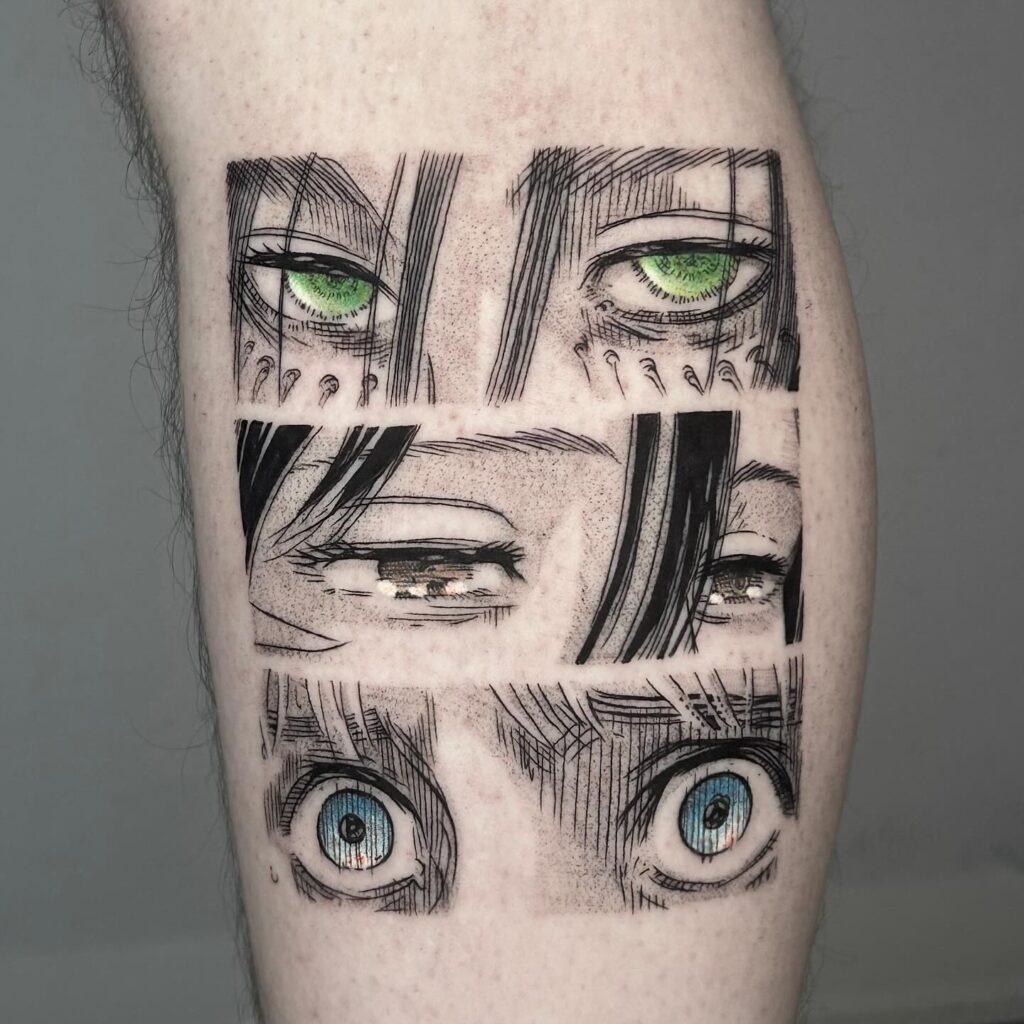 Eren's Paths of Fate Tattoo Tattoo Design