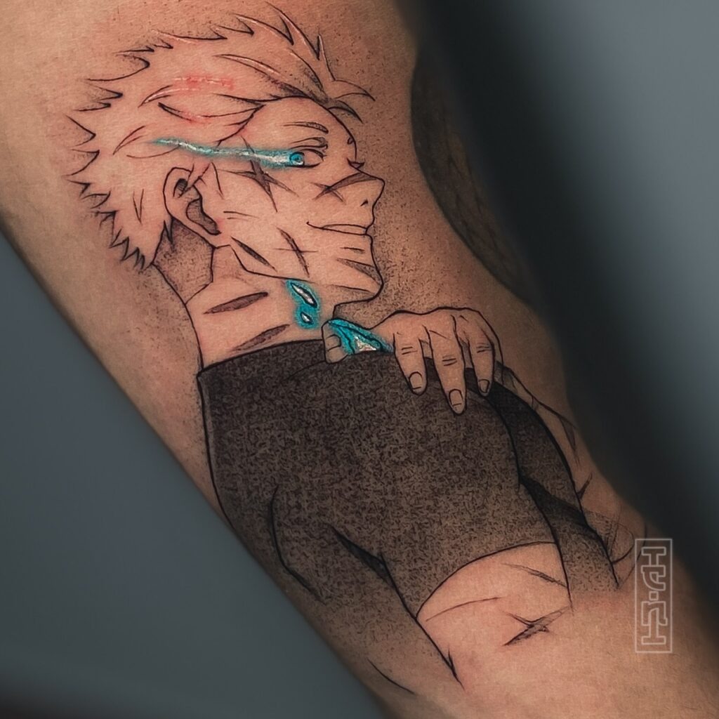 Gojo's Final Farewell Tattoo Tattoo Design