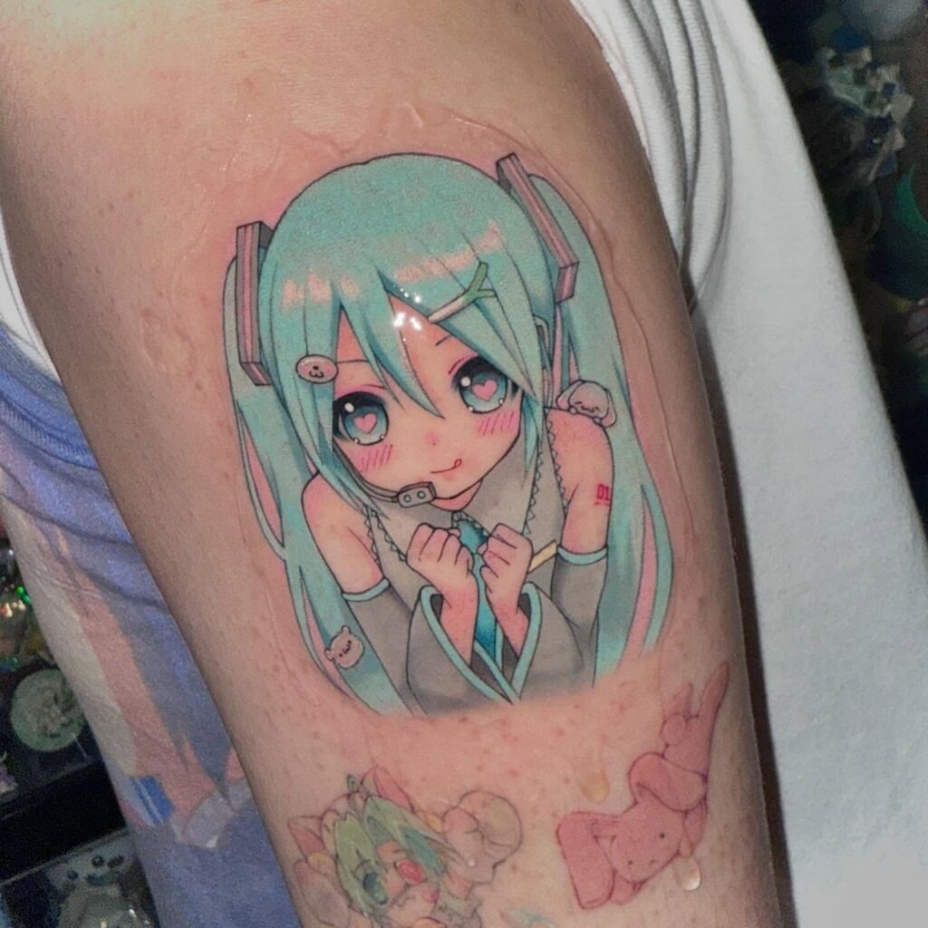 Hatsune Miku Pastel Kawaii Tattoo Tattoo Design
