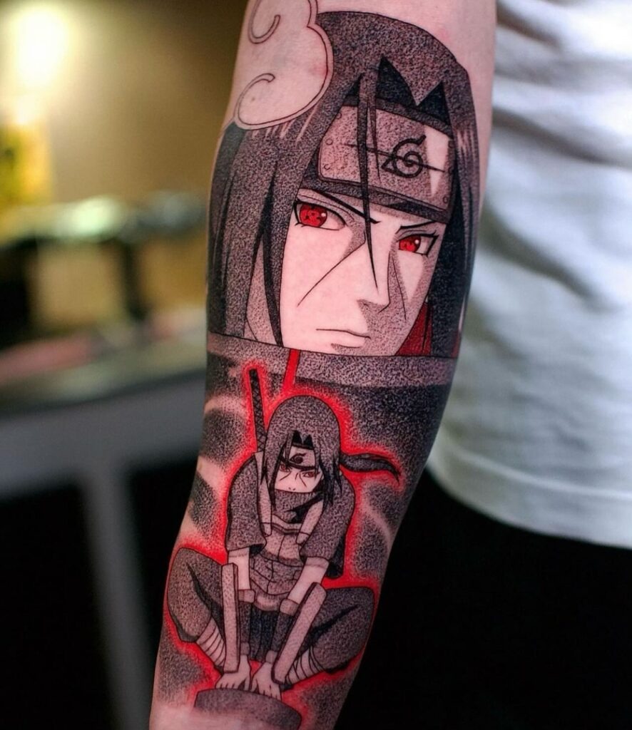 Itachi's Genjutsu Mastery Tattoo Tattoo Design