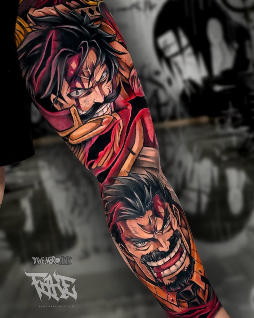 Kamusari vs. Galaxy Impact Tattoo Tattoo Design