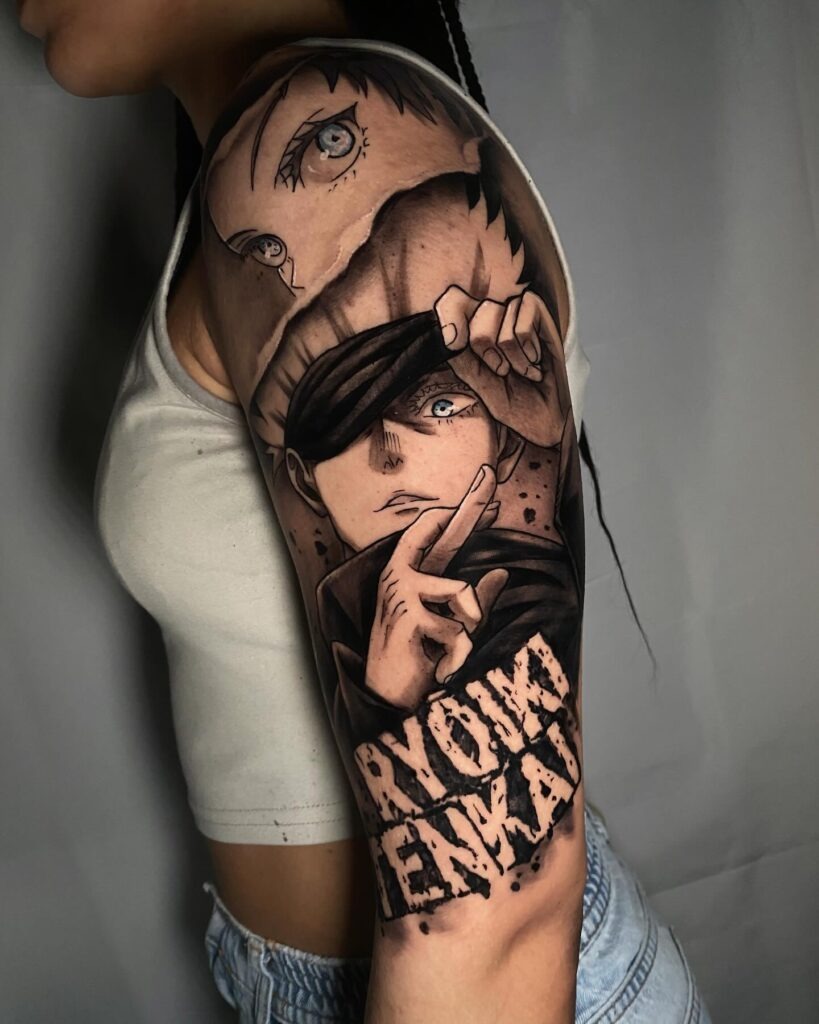Megumi's Ryoiki Tenkai Tattoo Tattoo Design