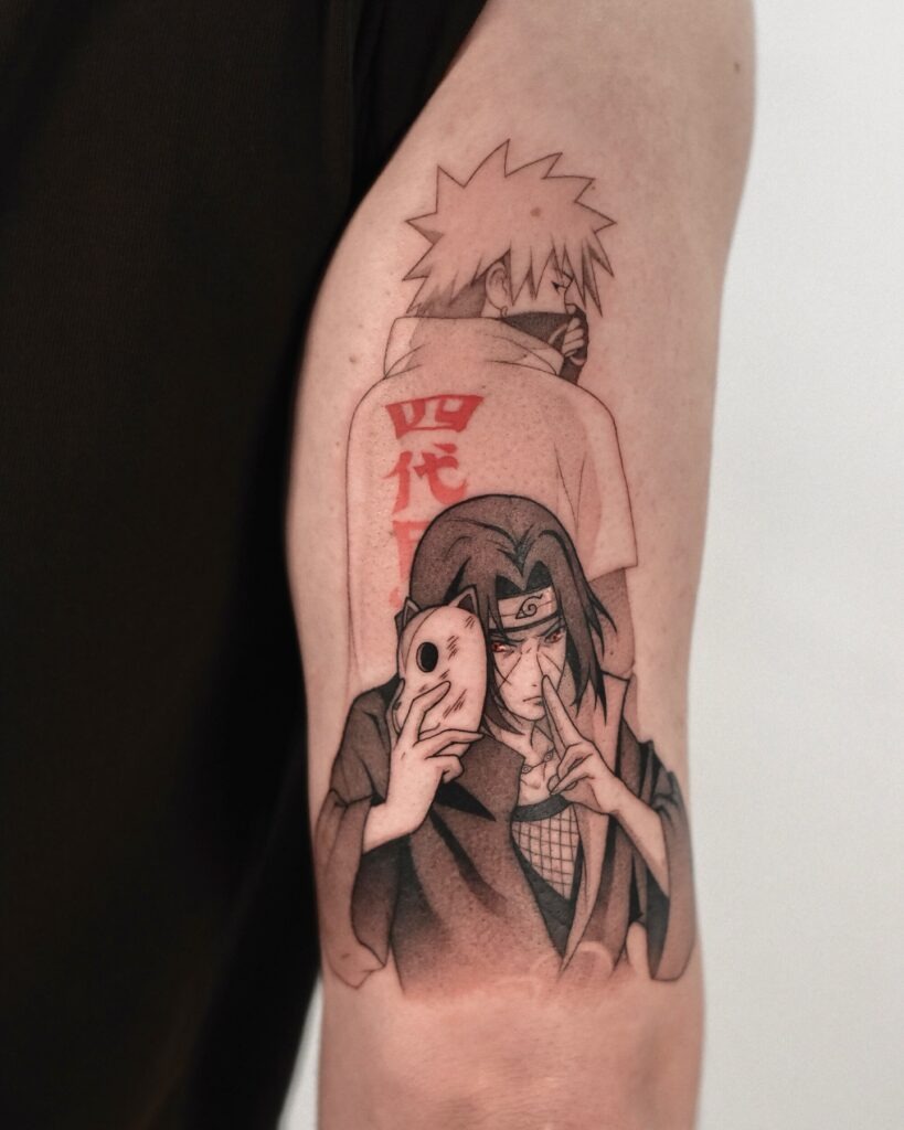Minato and Anbu Itachi Tattoo Tattoo Design