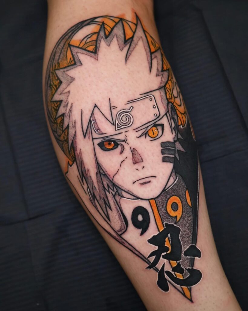 Naruto and Minato Chakra Bond Tattoo Tattoo Design