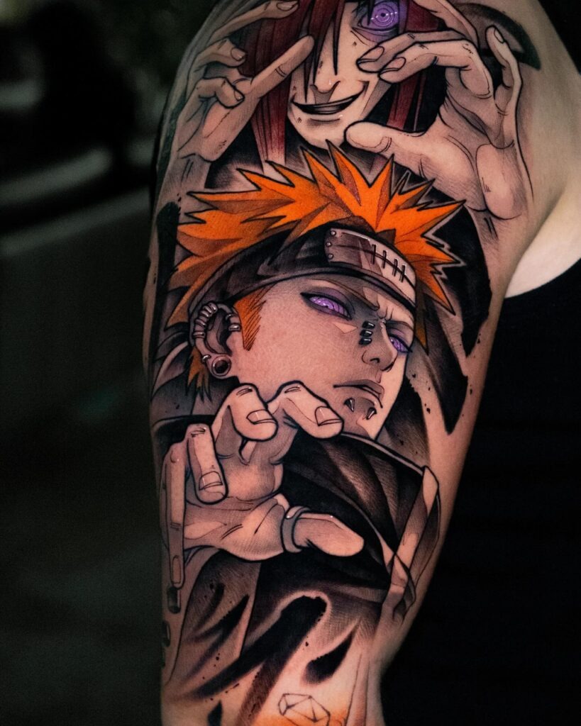 Pain's Almighty Control Tattoo Tattoo Design