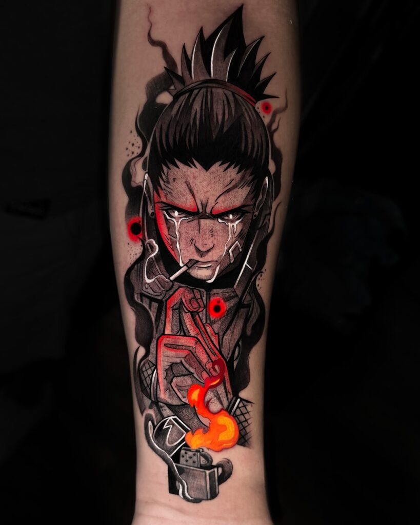 Shikamaru's Vengeance Tattoo Tattoo Design
