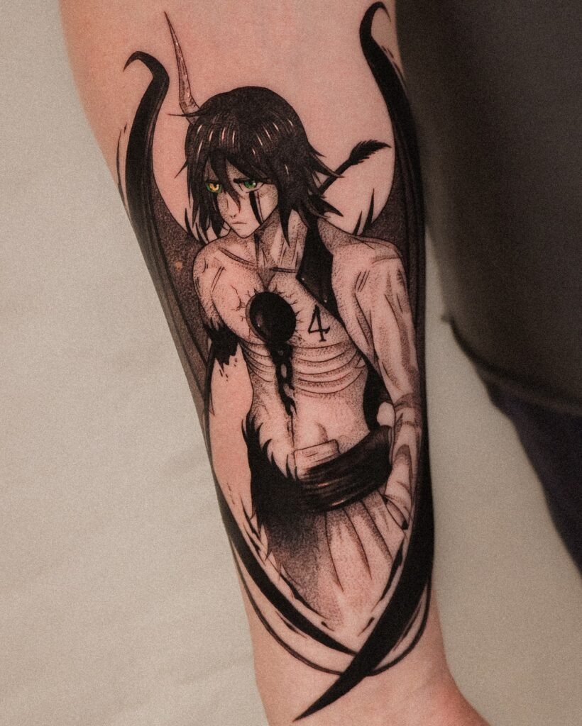 Ulquiorra Cifer Segunda Etapa Tattoo Tattoo Design