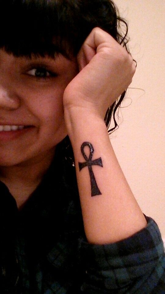 Feminine Wrist Ankh Tattoo Tattoo Design