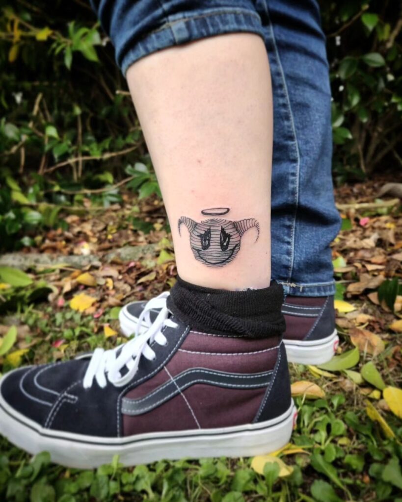 Playful Teapot Tattoo Tattoo Design
