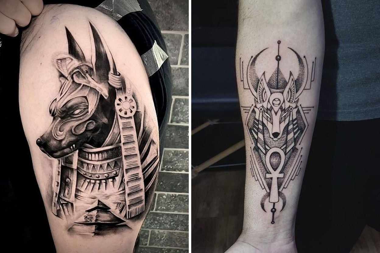 32+ Anubis Tattoo Ideas & Inspiration Featured Lookbook Collage