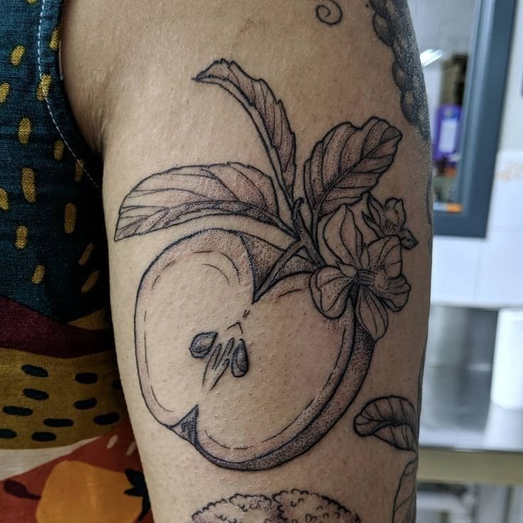 Sketch Apple Blossom Tattoo Tattoo Design