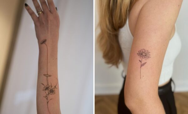 50+ April Birth Flower Tattoo Ideas & Inspiration
