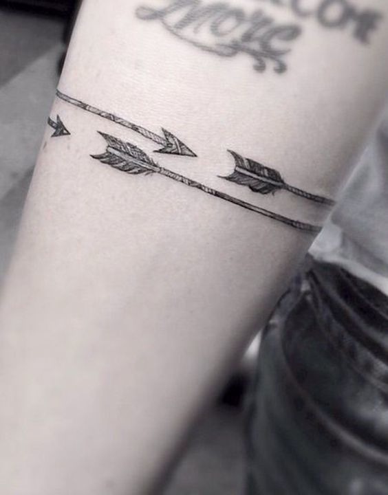 Chasing Arrows Tattoo Design