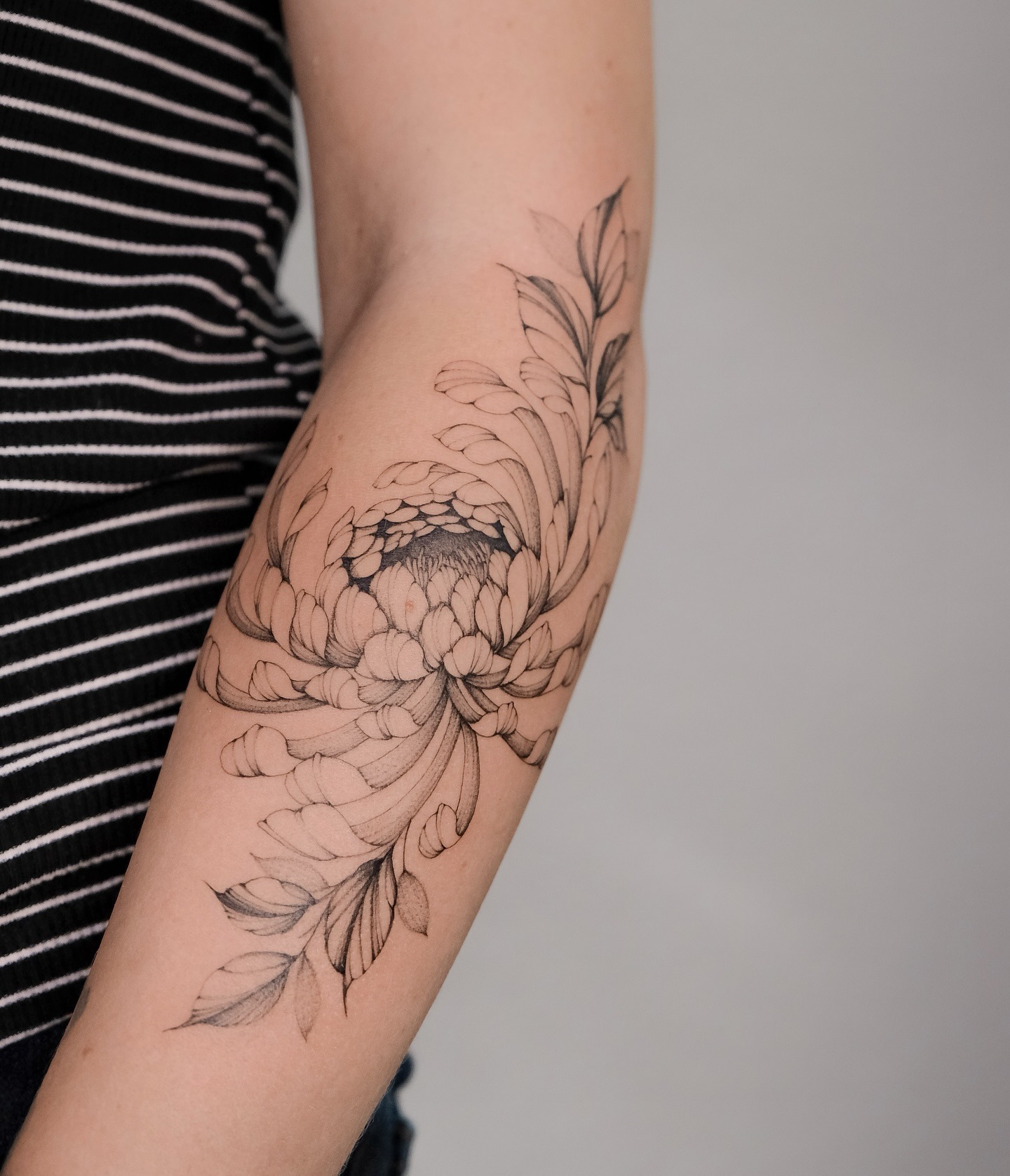 Chrysanthemum Flower Tattoo Tattoo Design