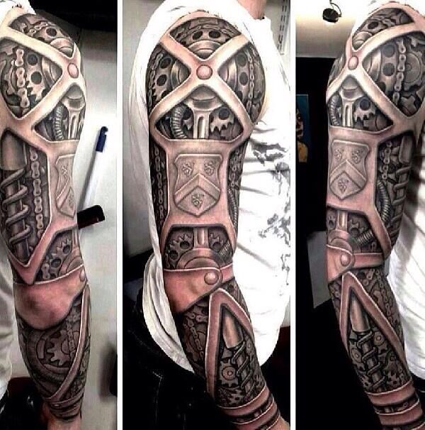 Mechanical Arm Tattoo Ideas Tattoo Design