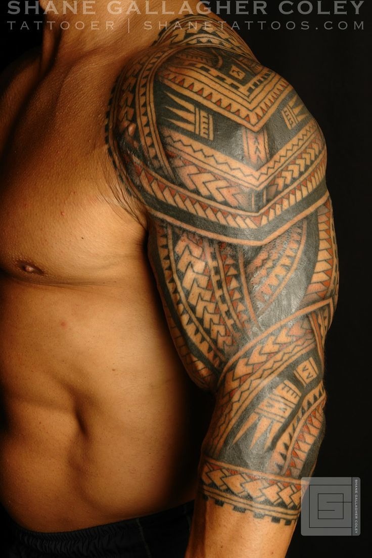 Muscular Tribal Arm Tattoo Ideas Tattoo Design