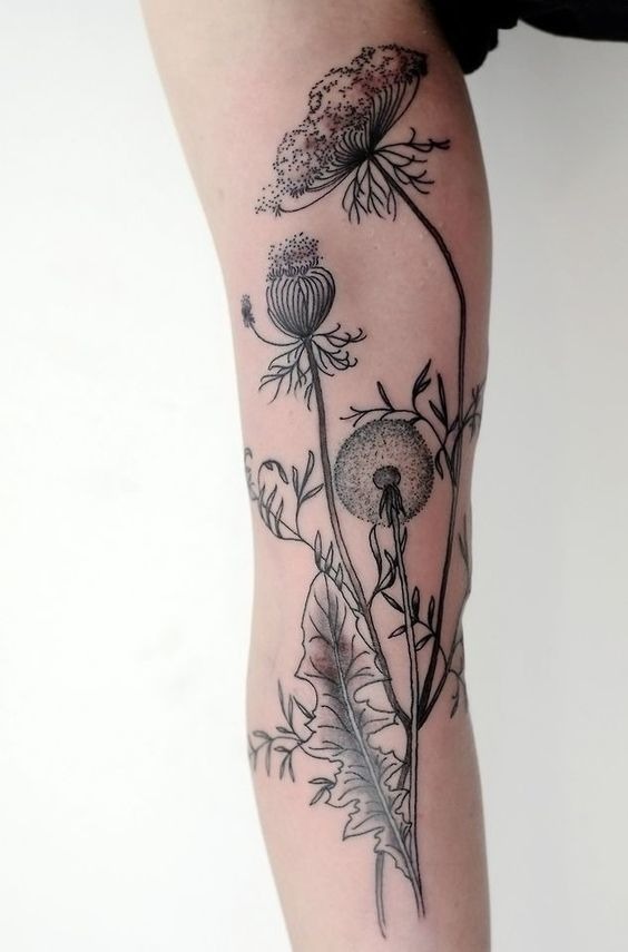 The Dandelions Tattoo Design