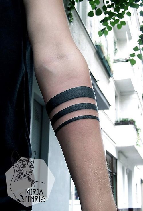 Triple Band Arm Tattoo Ideas Tattoo Design